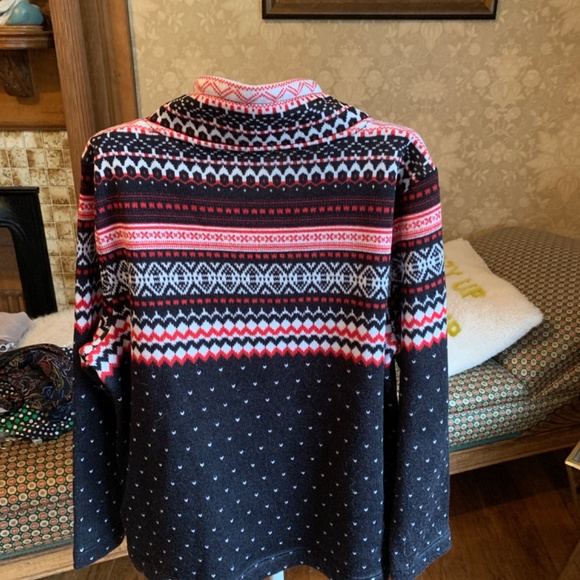 Talbots tie‎ neck pocketed sweater. Worn a couple of times - Picture 6 of 6